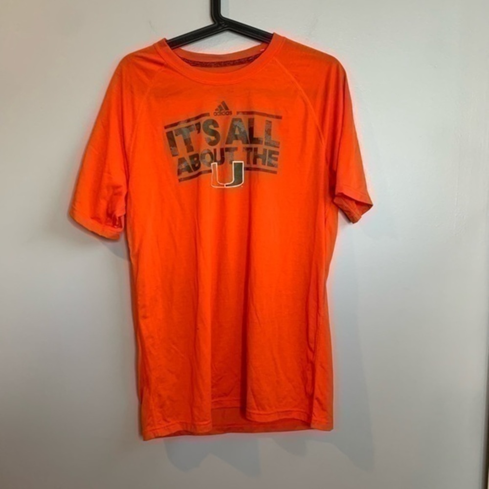 Adidas | Miami hurricanes tshirt
